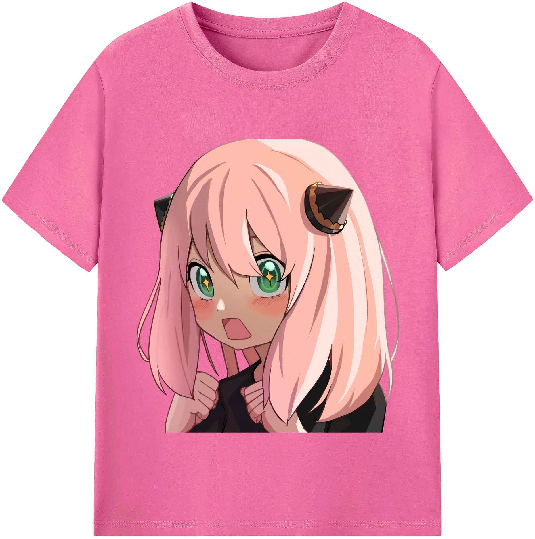 （画像用） SPY×FAMILY间谍家家酒 レディースカジュアルプリントTシャツ（綿100％）